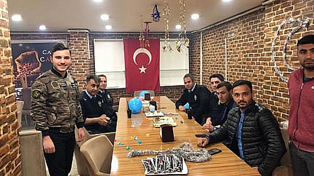 Polise sürpriz 
