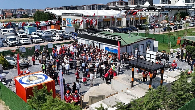 Silivri'de afet eğitim parkuru açıldı