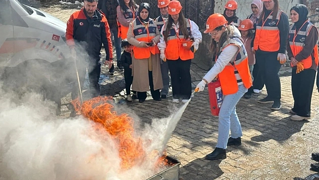 Kadın AFAD gönüllü ekibi eğitimini tamamladı