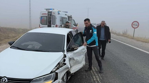 Sis kazaya neden oldu: 1 yaralı