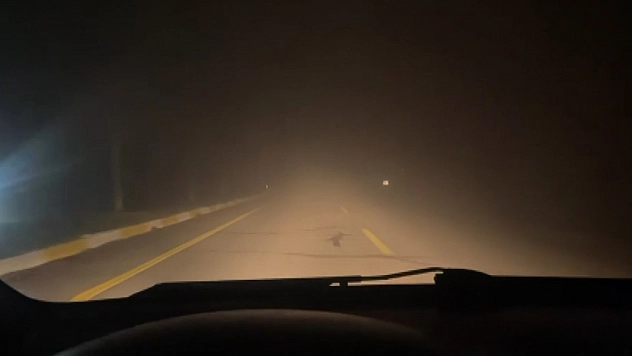 Sis tüm şehri sardı: Göz gözü görmedi!