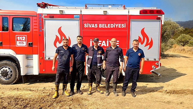 Sivas itfaiyesinden Hatay'a yardım eli