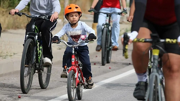 Sporseverler 'Türkiye Pedallıyor' için bir araya geldi