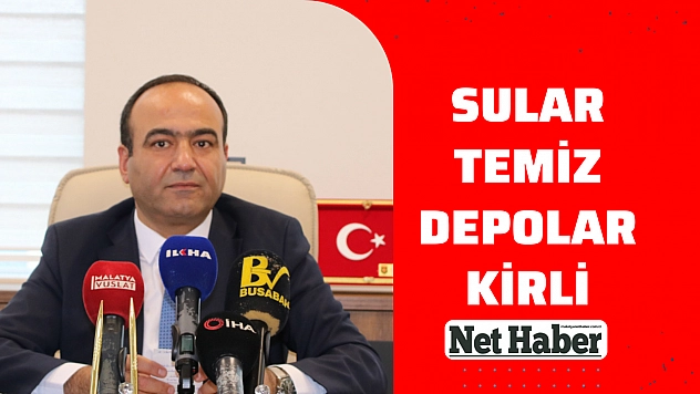 Sular temiz depolar kirli