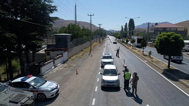 Tatili dönüşü trafik denetimi