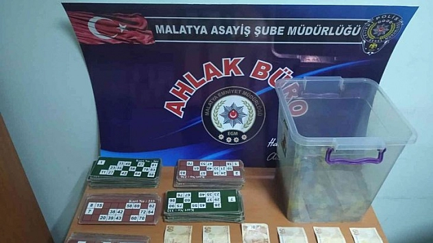 Polisten tombala baskını