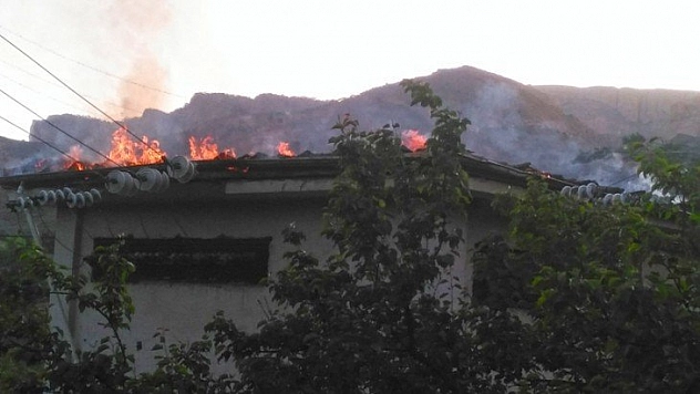Trafo merkezinde yangın