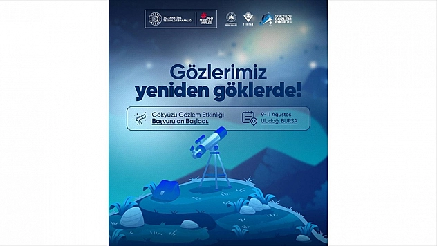 TÜBİTAK Gökyüzü Gözlem Etkinliği 9-11 Ağustos'ta gerçekleştirilecek