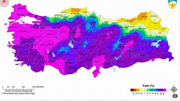 Rapor Yayınlandı: Türkiye'de Yağış Uçurumu Derinleşti… Malatya'da yüzde 60 azaldı...