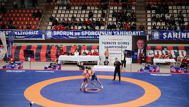 Türkiye Güreş Şampiyonası Gaziantep'te sona erdi