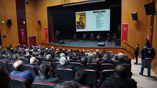 Usta Sanatçı Kahtalı Mıçe şarkılarıyla anıldı