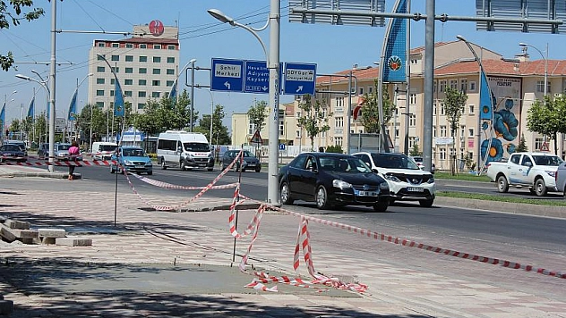 Üstgeçit kullanıma açılıyor