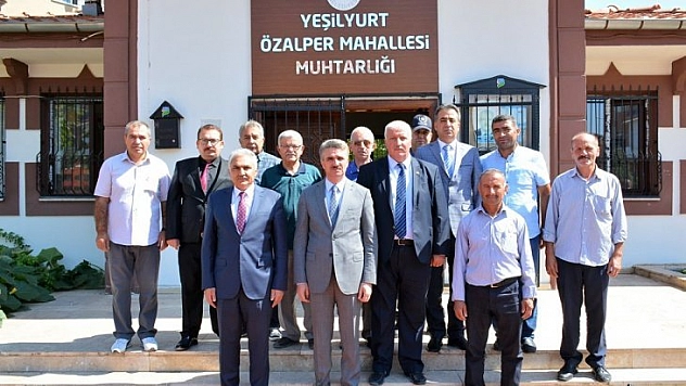 Vali'den mahalle ziyaretleri