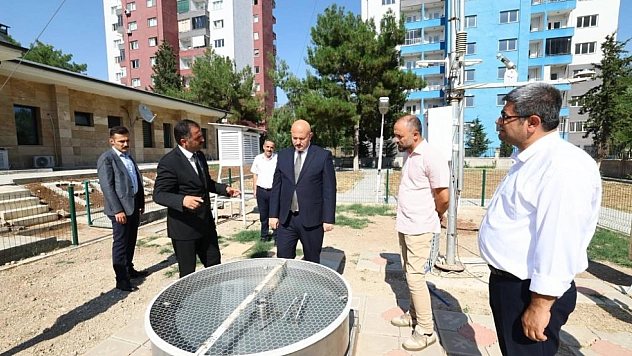 Vali Küçük, meteoroloji müdürlüğünü ziyaret etti