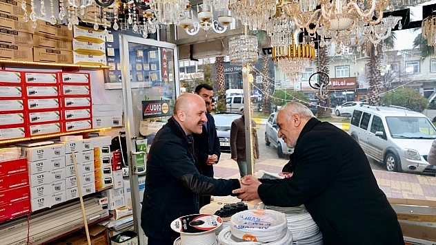 Vali Varol esnafın nabzı tutuldu