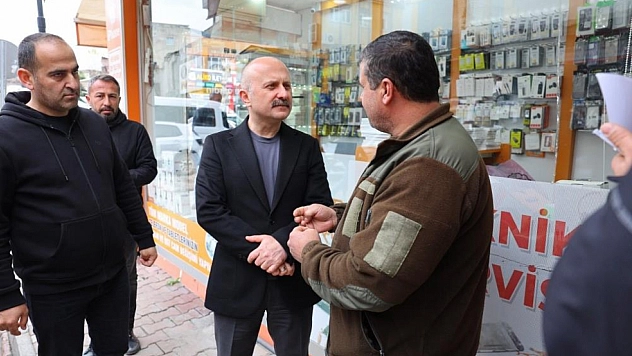 Vali Varol, esnafı ziyaret etti