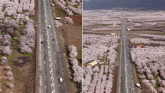 Vali Yavuz dron görüntülerini paylaştı! Malatya beyaz gelinliğini giydi