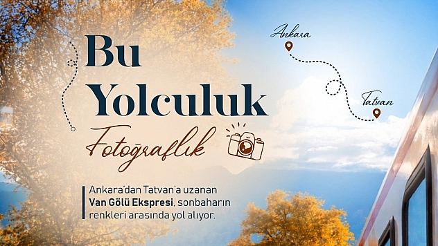 Van Gölü Ekspresi'nde sonbahar manzarası! Güzergahında Malatya da var