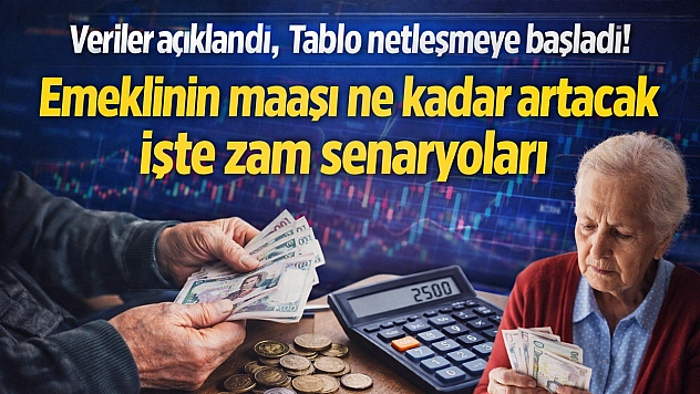 Veriler açıklandı. Tablo netleşmeye başladı! Emeklinin maaşı ne kadar artacak işte zam senaryoları