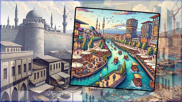 Yapay zeka, Malatya'yı çizdi! Malatya'nın görüntüsü yine şaşırtmadı!