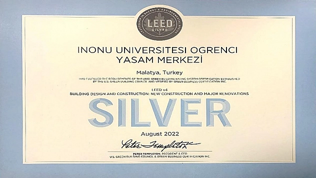Yaşam Merkezi'ne Yeşil Bina Belgesi
