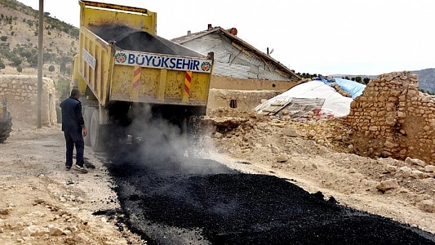 Yazıhan'da asfalt sevinci