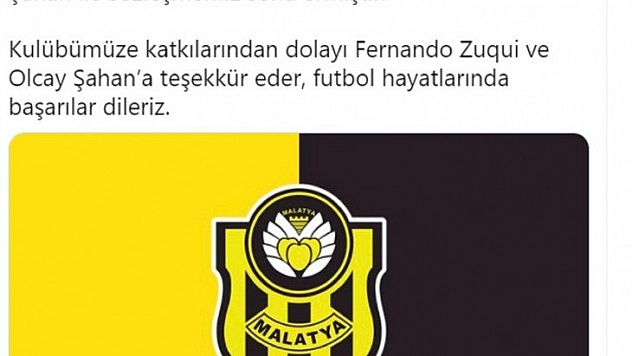 Malatya'da iki ayrılık