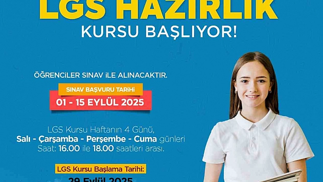 Yeşilyurt Belediyesi'nden öğrencilere tam destek: Ücretsiz LGS kursları başlıyor!