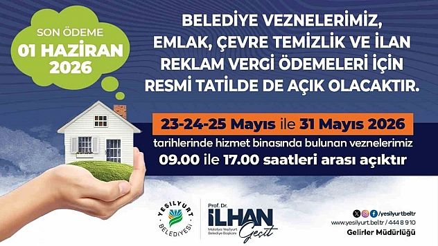 Yeşilyurt Belediyesi duyurdu: Resmi tatilde açık olacak...
