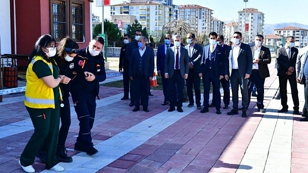 Gerçeği aratmayan tatbikatı