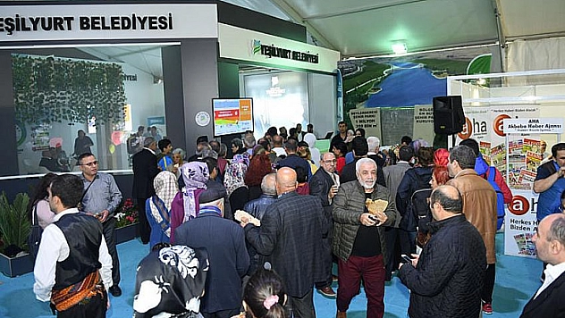 Yeşilyurt standına yoğun ilgi 