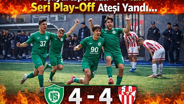 Yeşilyurtspor'dan 4-4'lük Seri! Play-Off Ateşi Yandı...