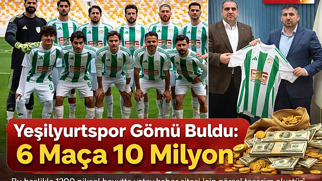 Yeşilyurtspor Gömü Buldu: 6 Maça 10 Milyon