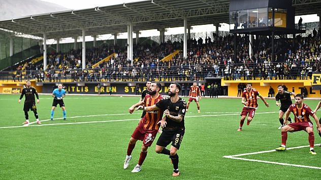 Yeşilyurtspor'un galibiyet serisi Bitlis'te son buldu!