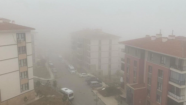 Yüksek kesimlerde sis etkili oldu