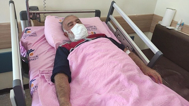 Hava ambulansı yetişti