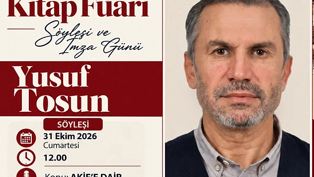 Yusuf Tosun Malatya'da okurlarıyla buluşacak