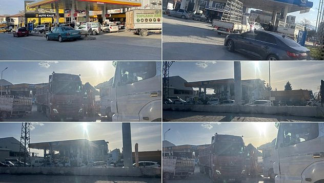 Zam gece yarısı başlıyor: Malatya'da akaryakıt istasyonlarında uzun kuyruklar oluştu