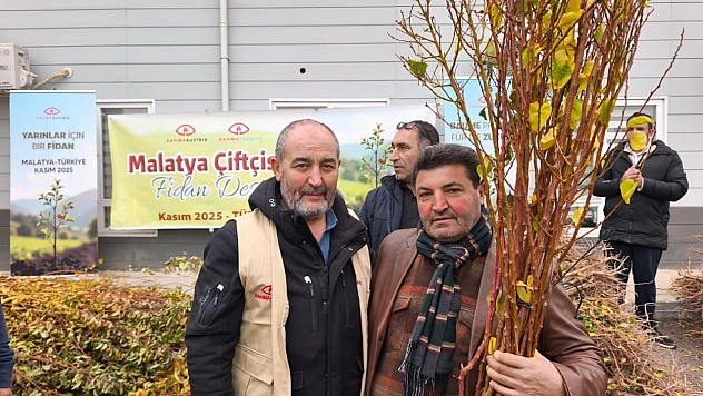 Avusturya'dan Malatya'ya 12 bin fidan desteği