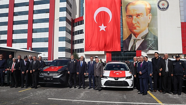 Malatya Emniyeti'nin filosuna 16 yeni hizmet aracı katıldı