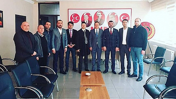 Kırteke'den MHP'ye ziyaret 