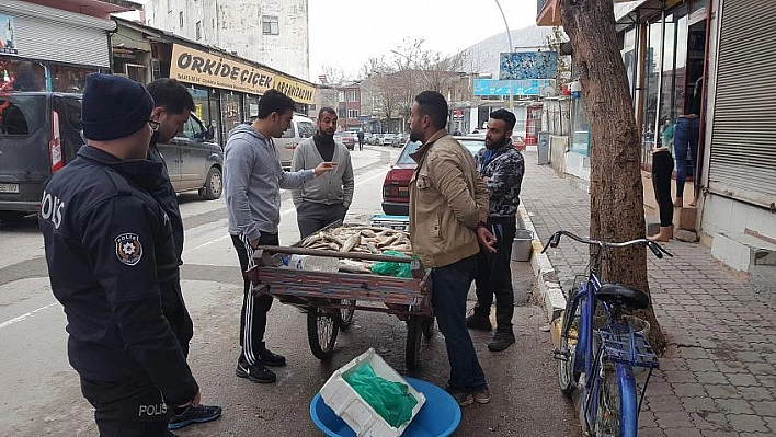 Balıklara el konuldu 