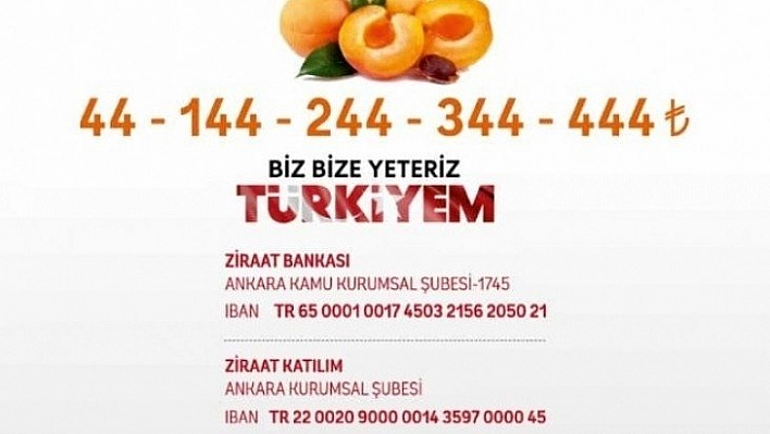 'Biz bize yeteriz Türkiye'm kampanyasına 44'lü katılım