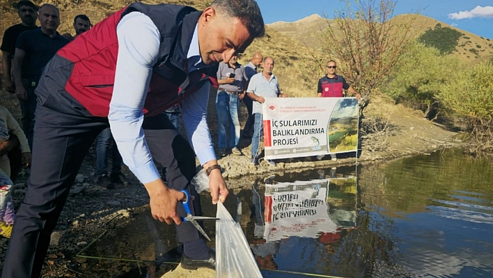 1 Milyon 670 Bin Yavru Sazan Suya Bırakıldı