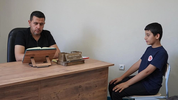 11 yaşındaki Muhammed 15 ayda hafız oldu