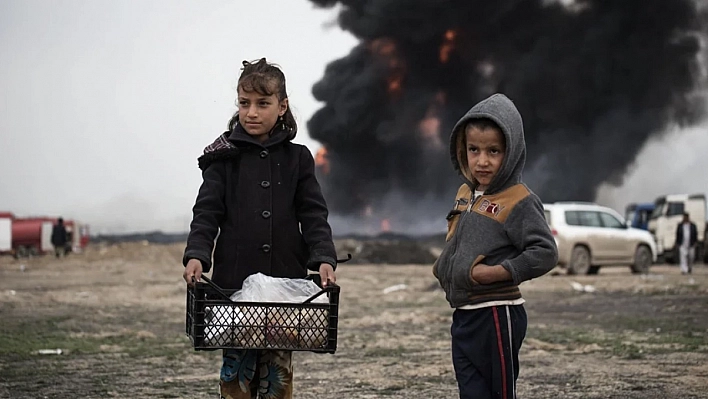 120 bin çocuk çatışma kurbanı