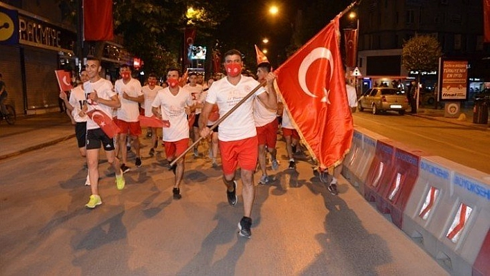 15 Temmuz koşusu yapıldı