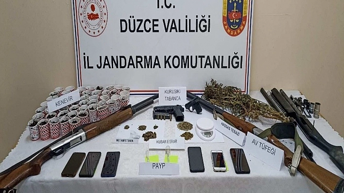 Düzce'de 18 kişi hakkında uyuşturucudan işlem yapıldı