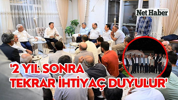 '2 yıl sonra tekrar ihtiyaç duyulur'