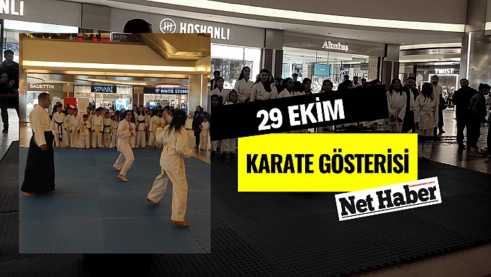 29 Ekim karate gösterisi